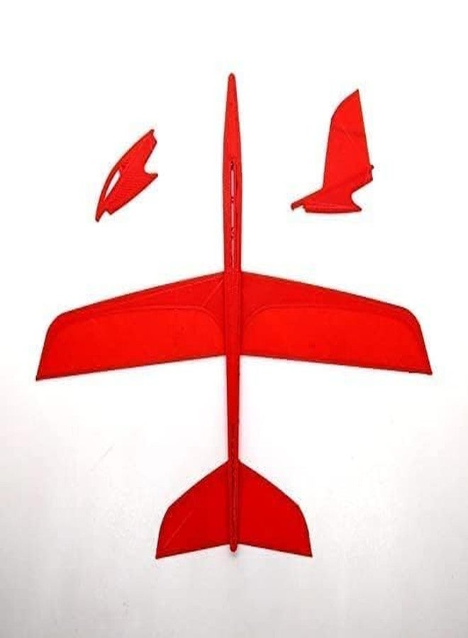 CERO ® 3D Printed Glider Throwing Plastic Plane, Dual Flight Mode, Aeroplane Gliders Flying Aircraft, Gifts for Kids, 4 to 14 Year Old Boy | Girls (RED PLA Plastic) V.A.05.25 - Image 2